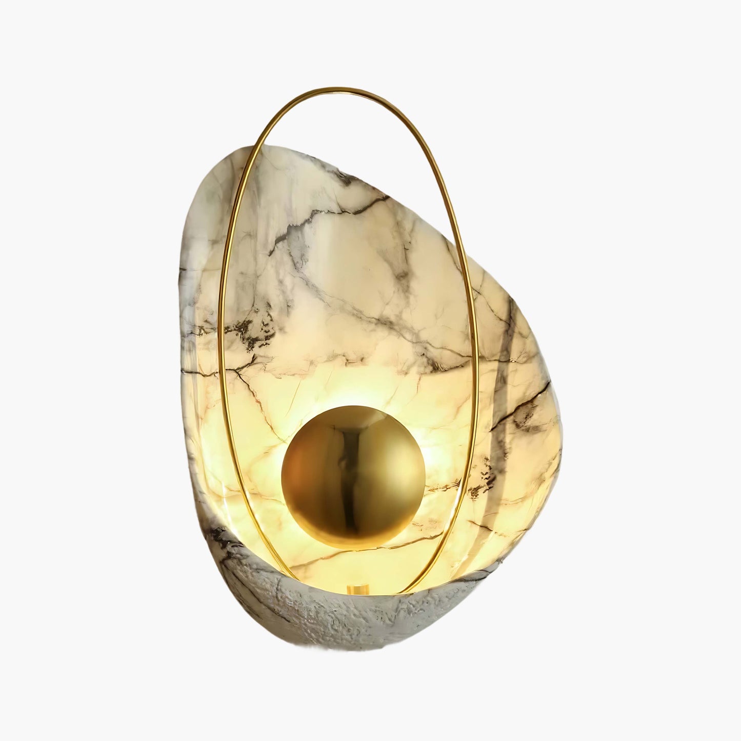 Pearl Eclectic Metal Wall Lamp