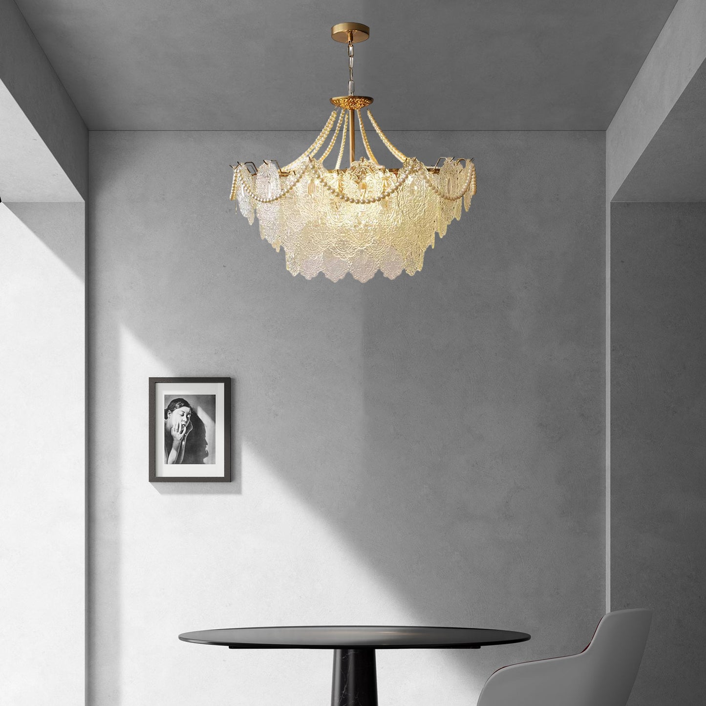 Pearls Modern Crystal Chandelier