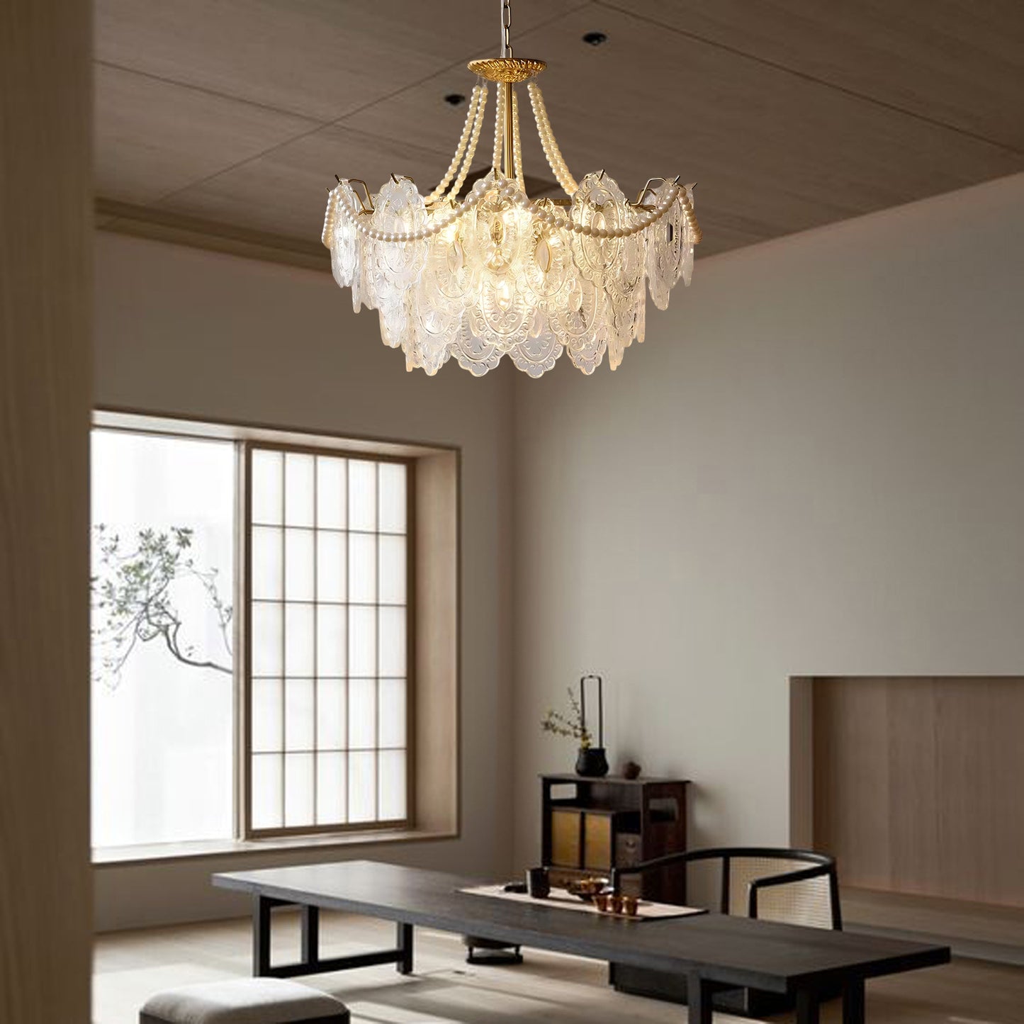 Pearls Modern Crystal Chandelier