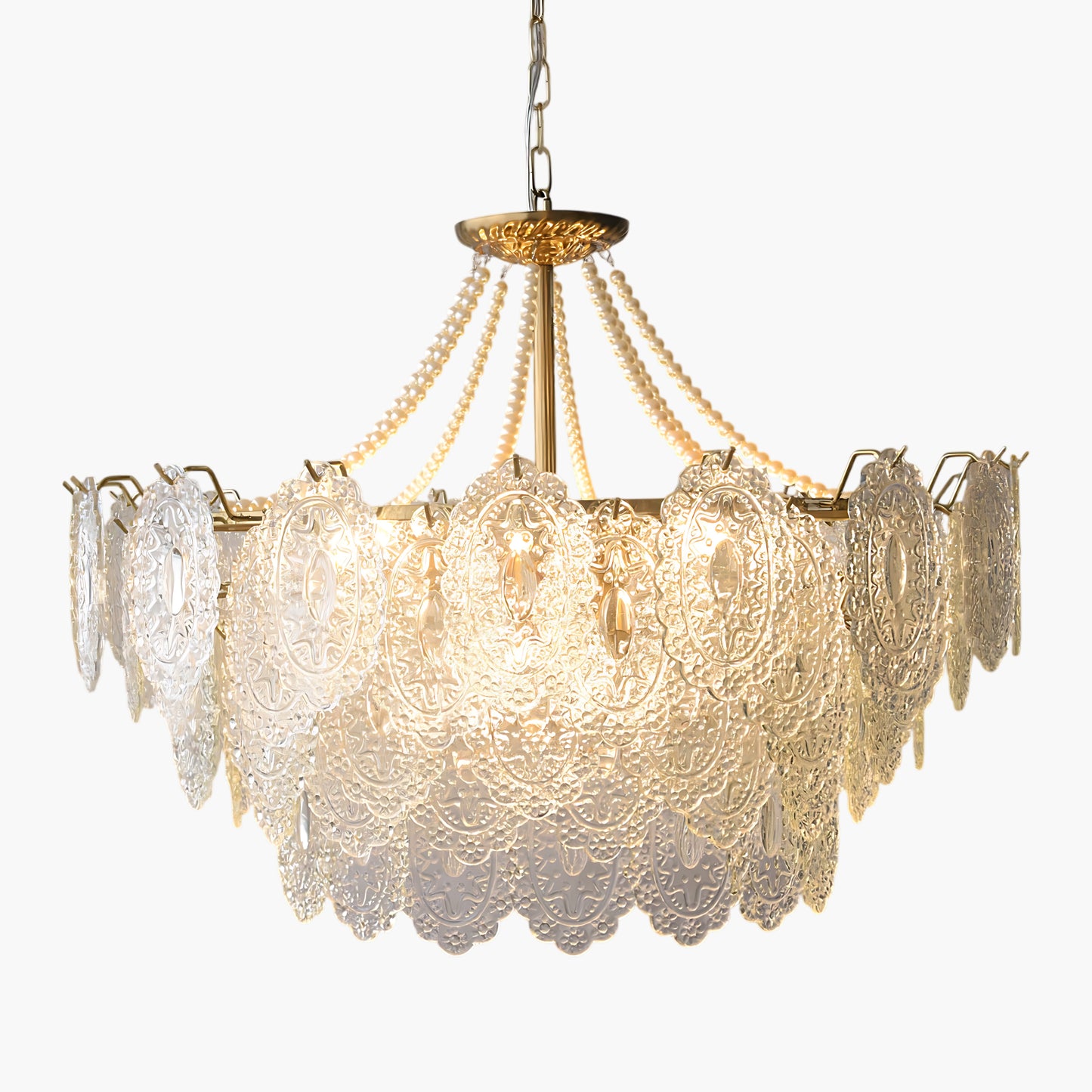 Pearls Modern Crystal Chandelier