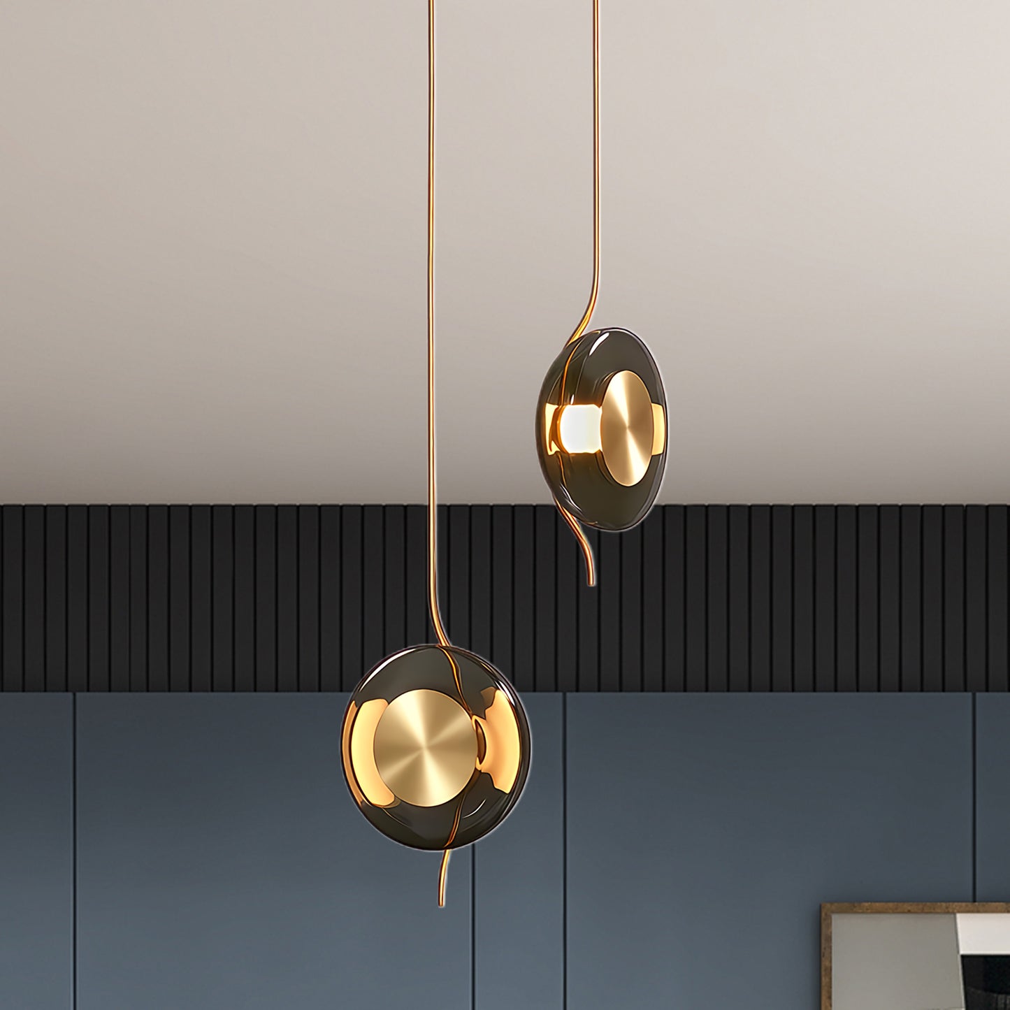 Pendulum Eclectic Crystal Pendant Lamp