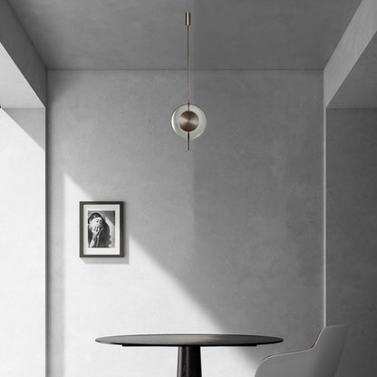 Pendulum Eclectic Crystal Pendant Lamp