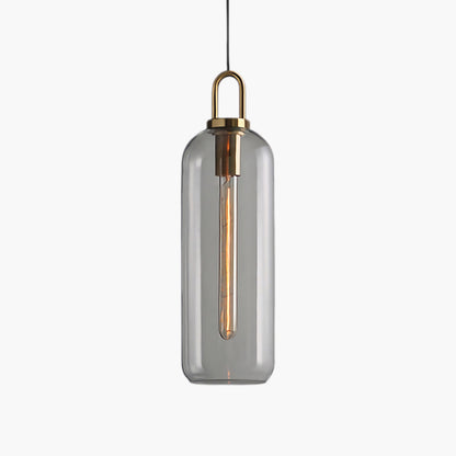 Pendulum Crystal Eclectic Brass Pendant Lamp