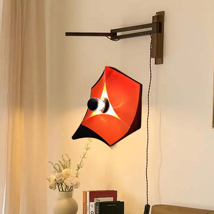 Pentagon Combination Eclectic Metal Wall Lamp