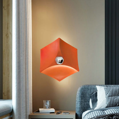 Pentagon Combination Eclectic Metal Wall Lamp