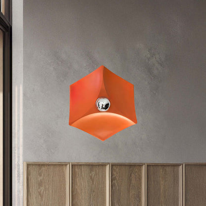 Pentagon Combination Eclectic Metal Wall Lamp