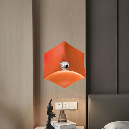 Pentagon Combination Eclectic Metal Wall Lamp