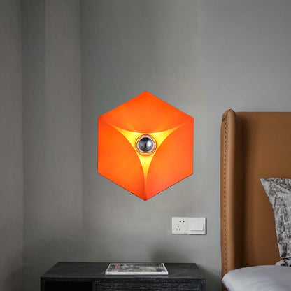 Pentagon Combination Eclectic Metal Wall Lamp