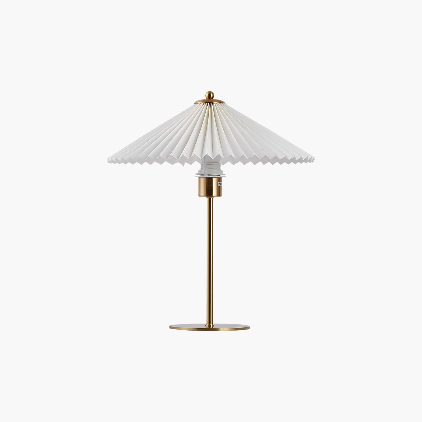 Perla Pleated Modern Metal Table Lamp