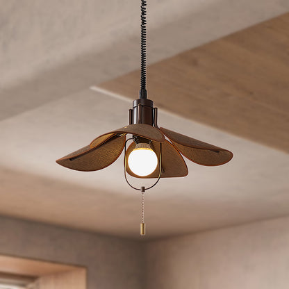 Petal Bloom Vintage Metal Pendant Light