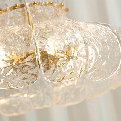 Petal Ice Modern Crystal Pendant Light