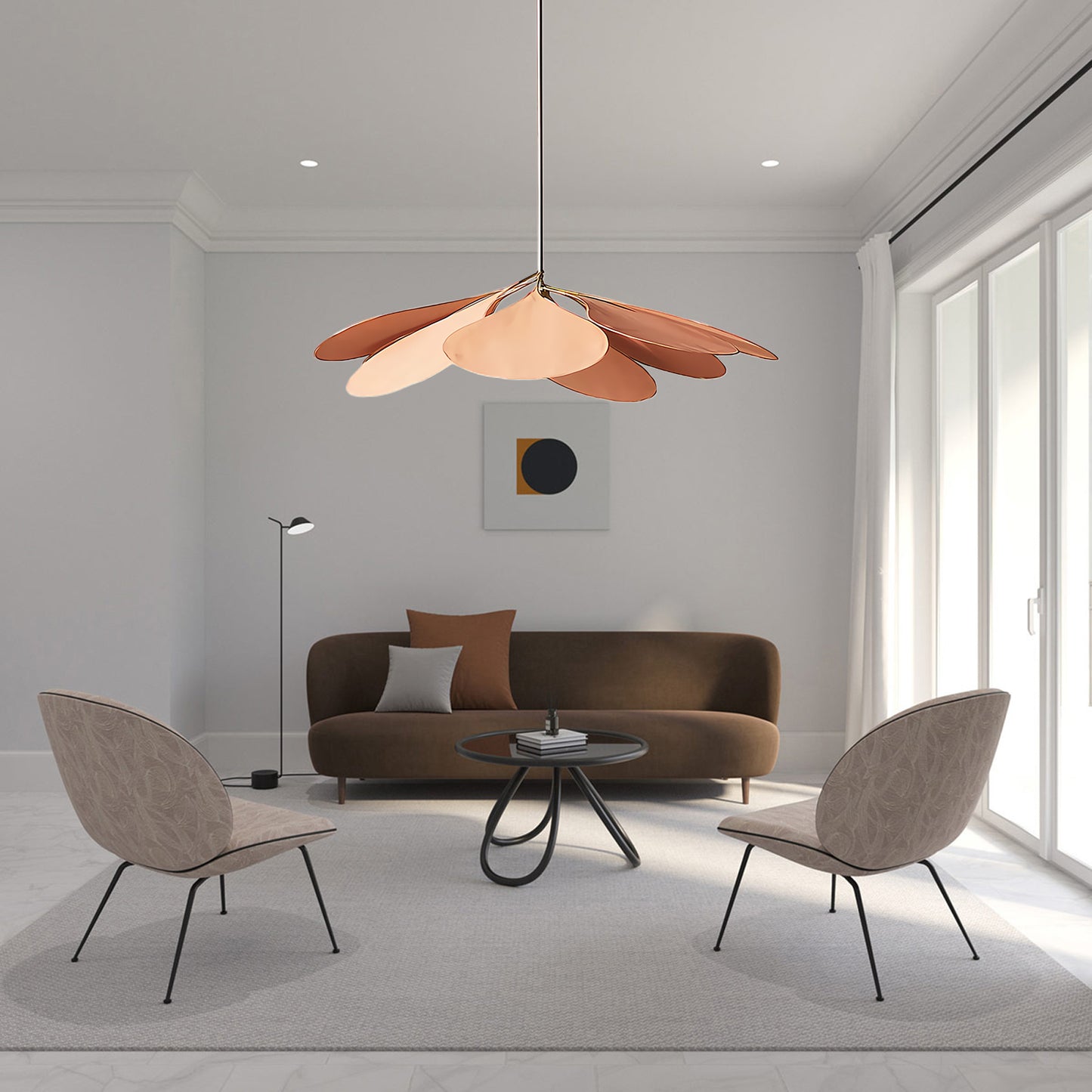 Petals Retro Metal Pendant Lamp