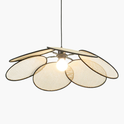 Petals Rattan Minimalist Metal Pendant Lamp