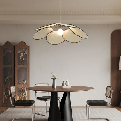 Petals Rattan Minimalist Metal Pendant Lamp