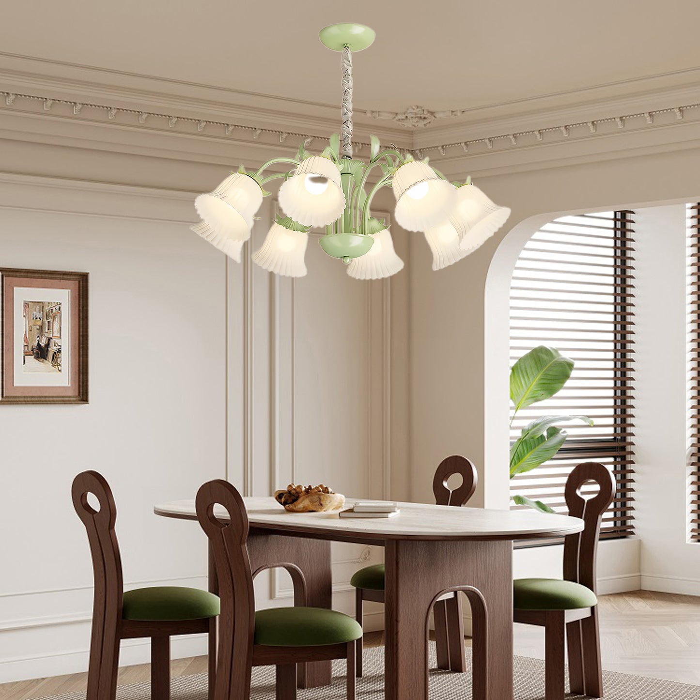 Petunia Eclectic Crystal Chandelier