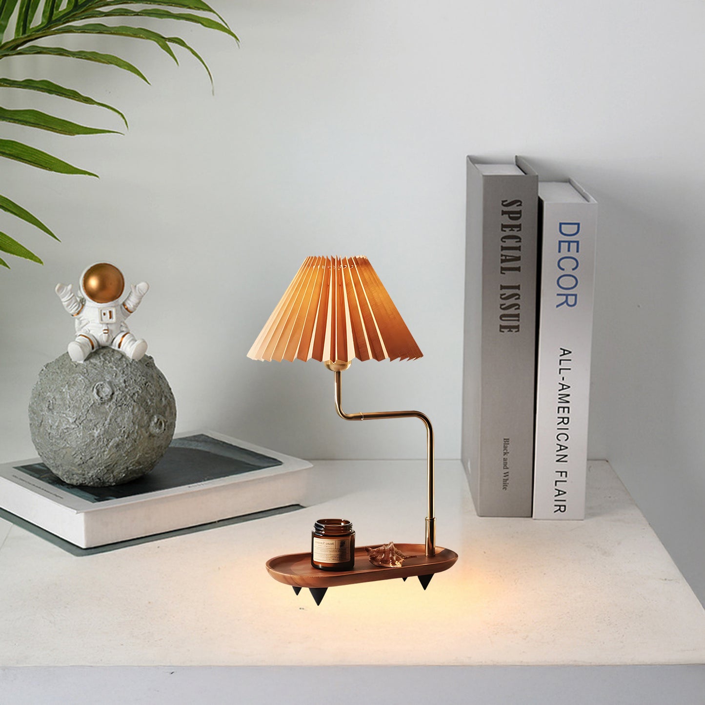 Pia TL Retro Wood Table Lamp