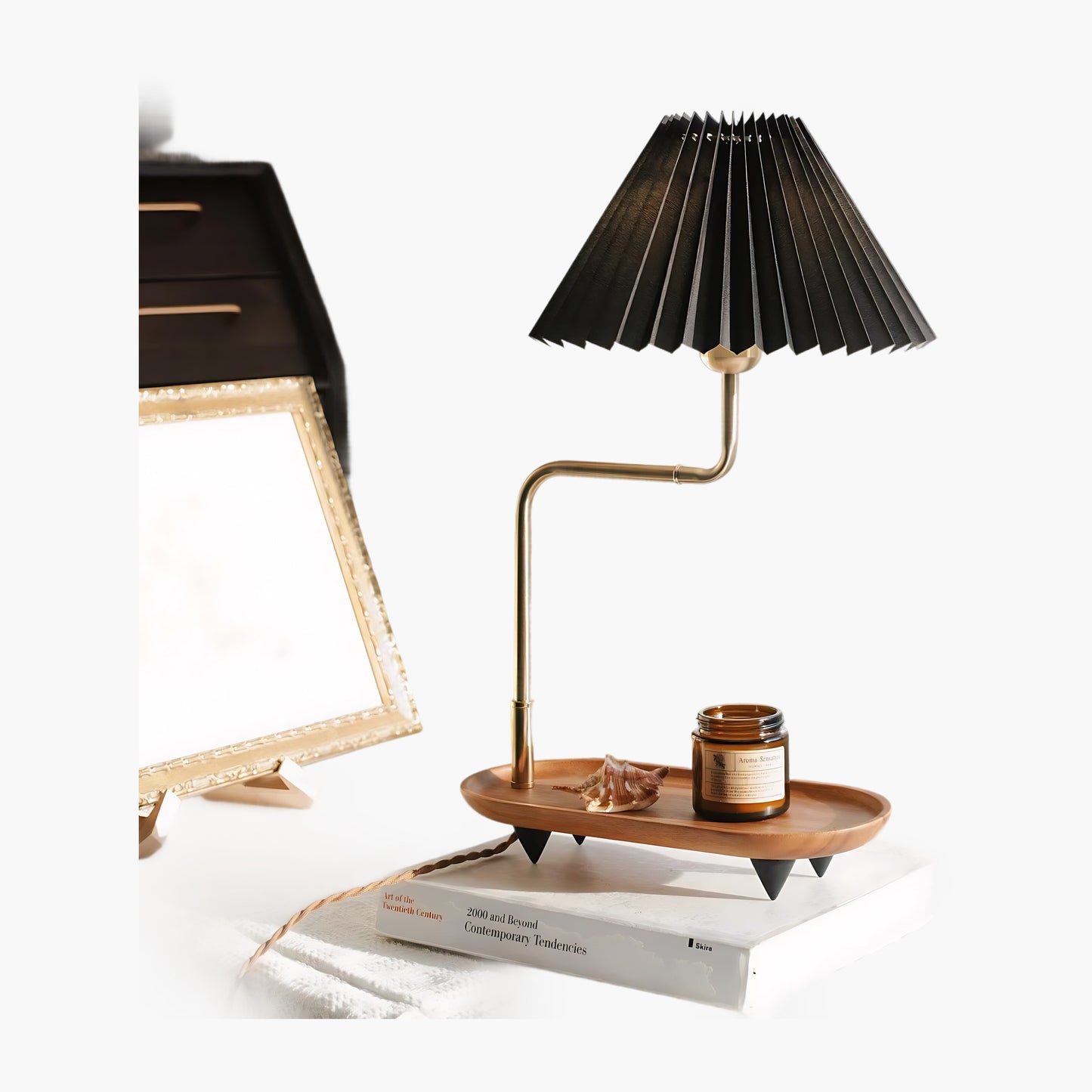 Pia TL Retro Wood Table Lamp