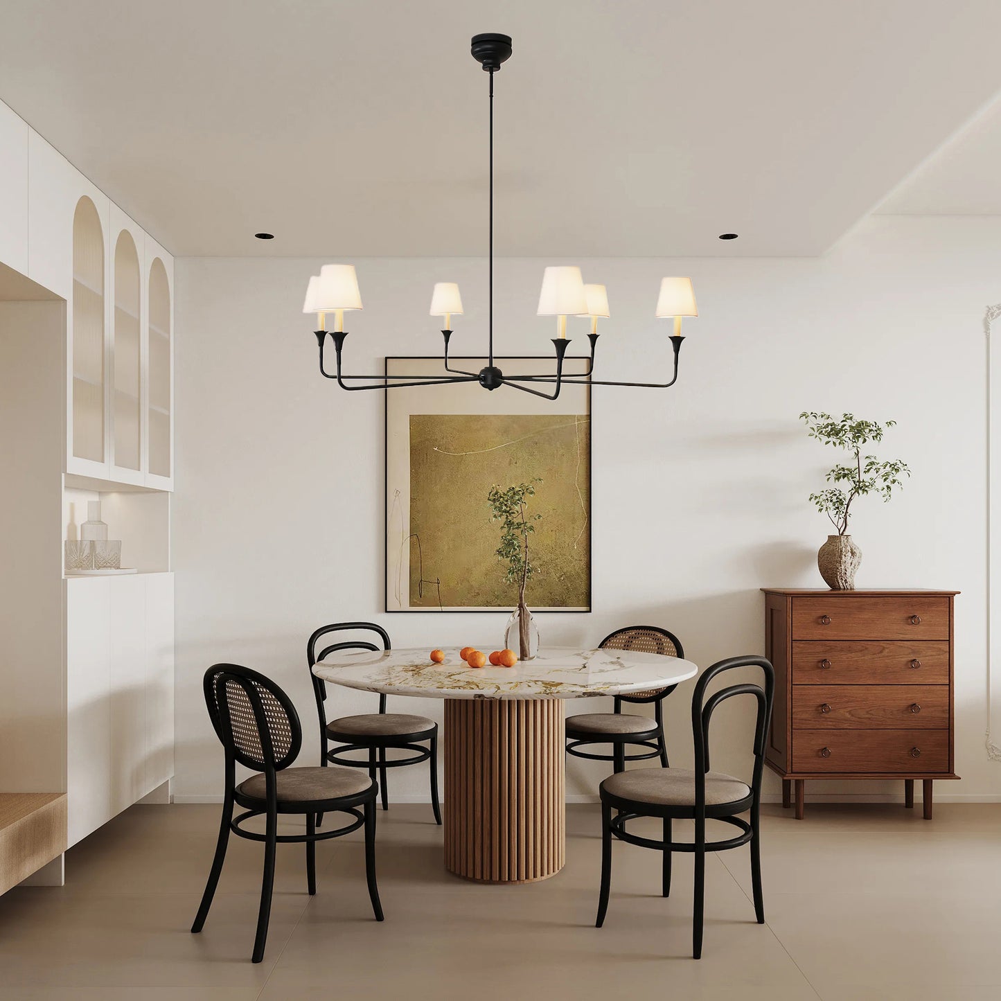 Piaf Grande Modern Metal Chandelier