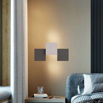 Piano Key Eclectic Metal Wall Light