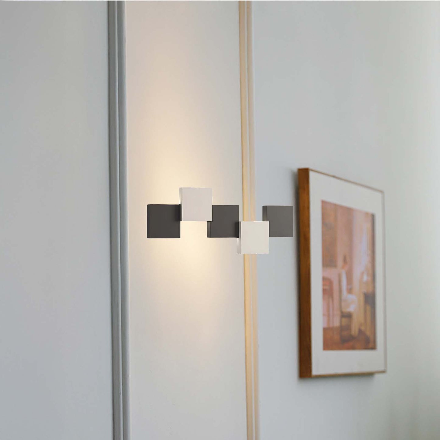 Piano Key Eclectic Metal Wall Light