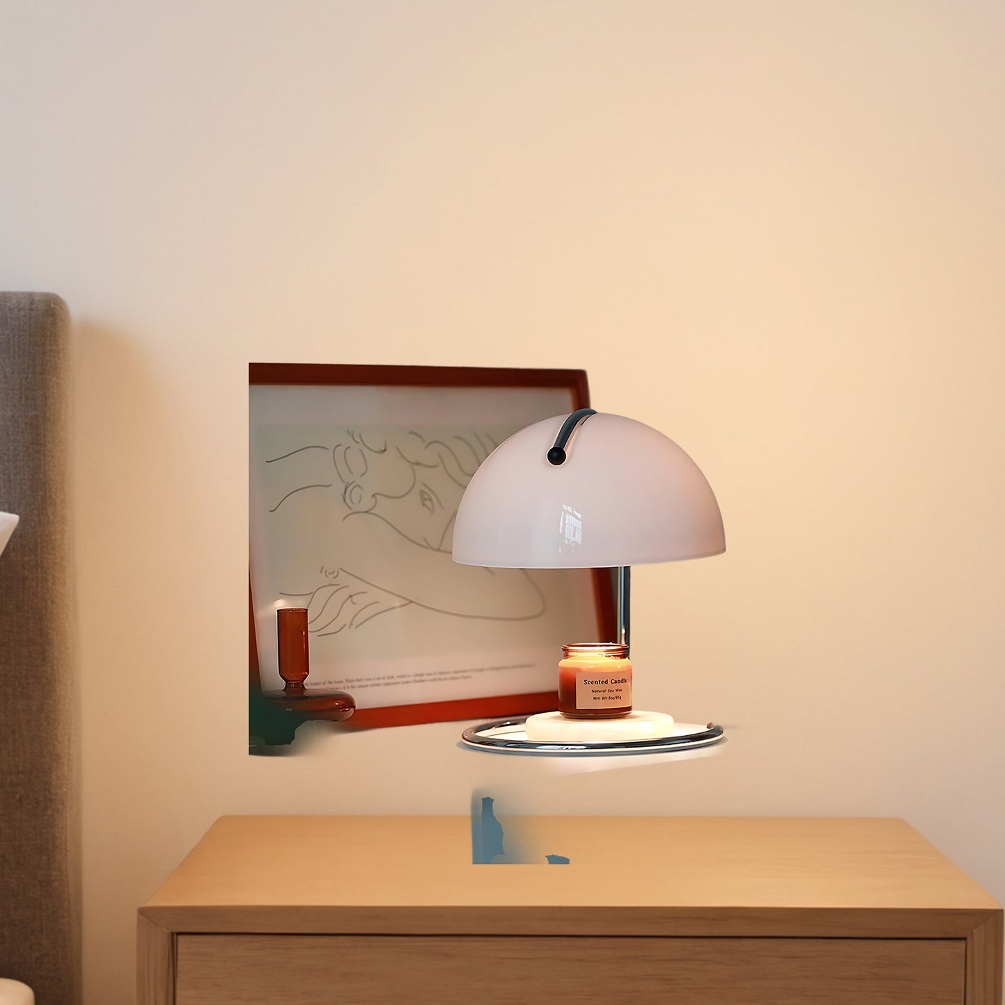 Pierre Contemporary Crystal Table Lamp