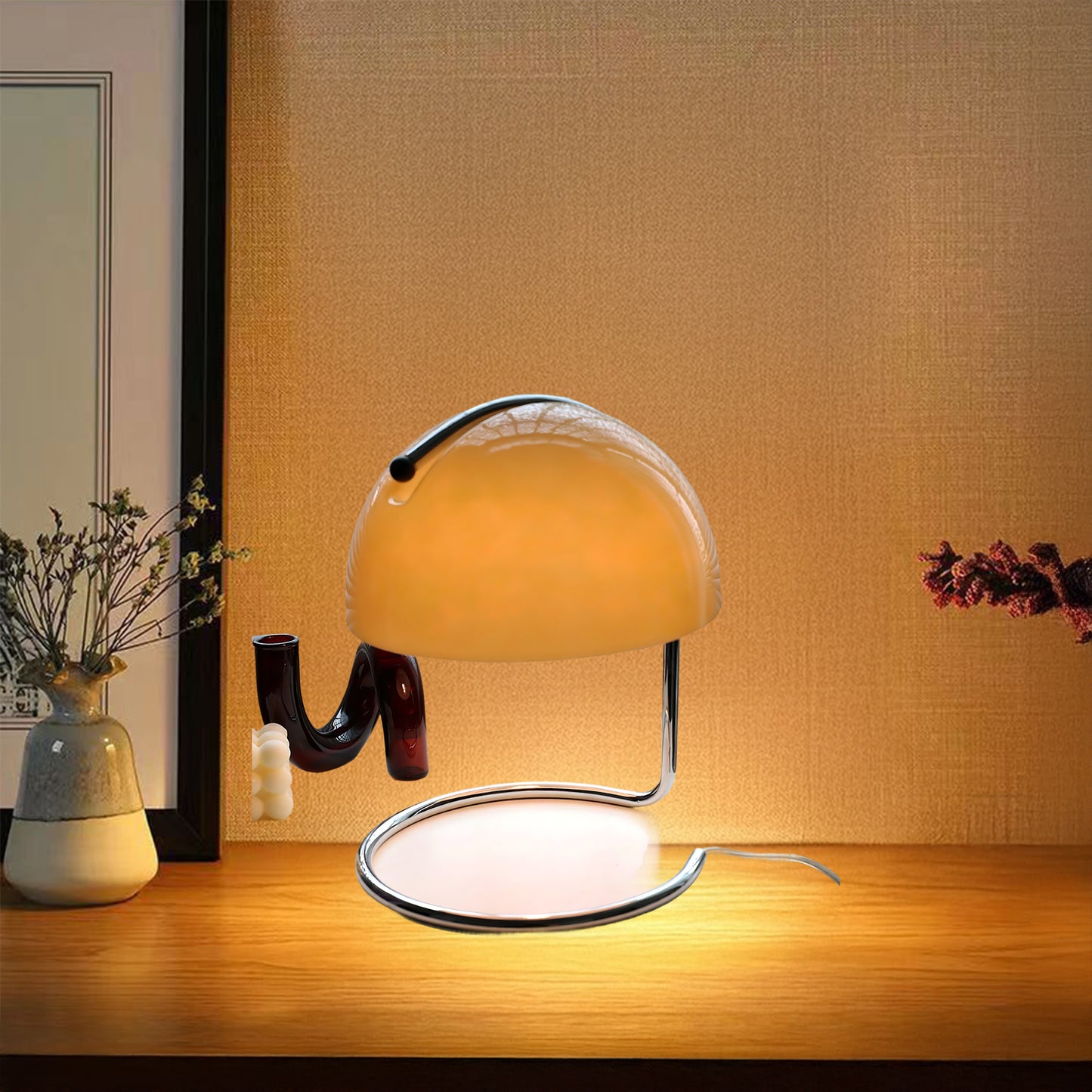 Pierre Contemporary Crystal Table Lamp