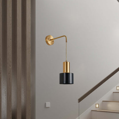 Pino Single Contemporary Metal Wall Lamp