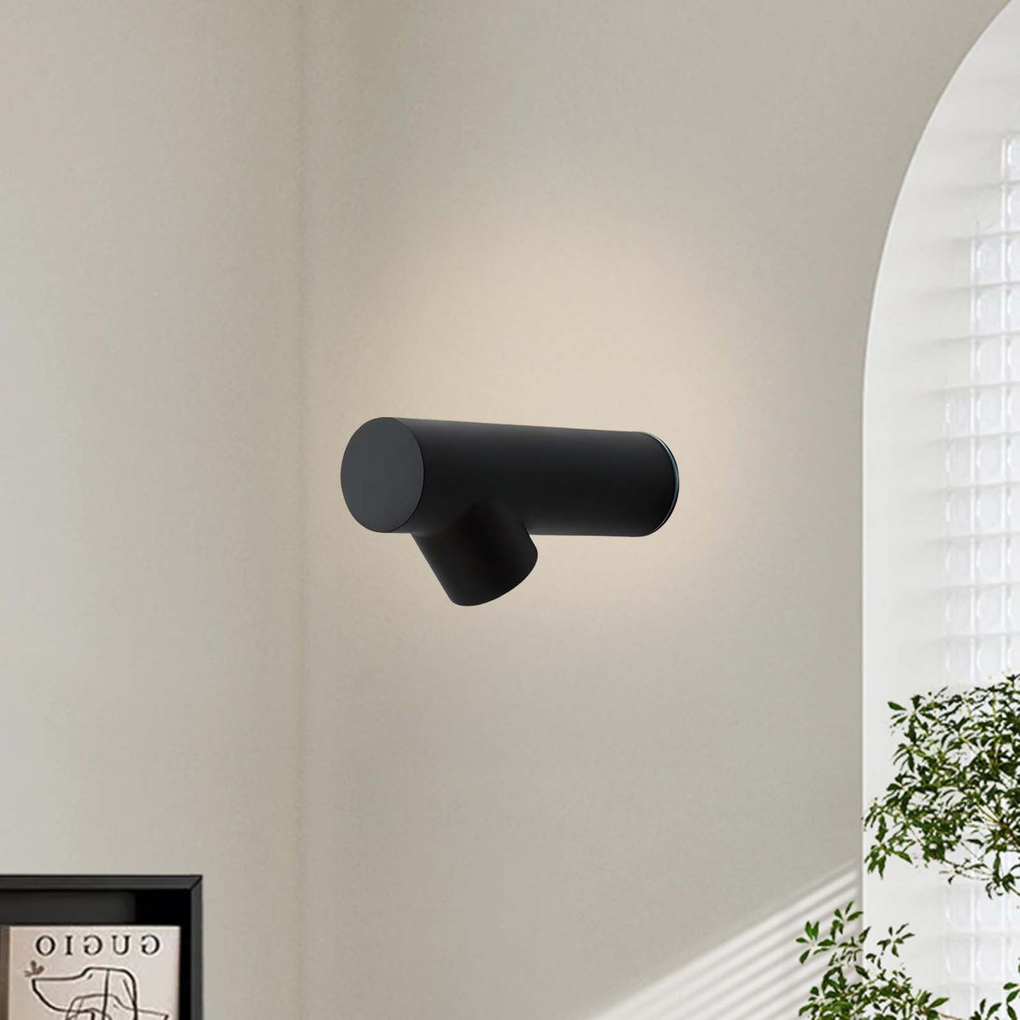 Pipeline Tube Contemporary Metal Wall Sconce