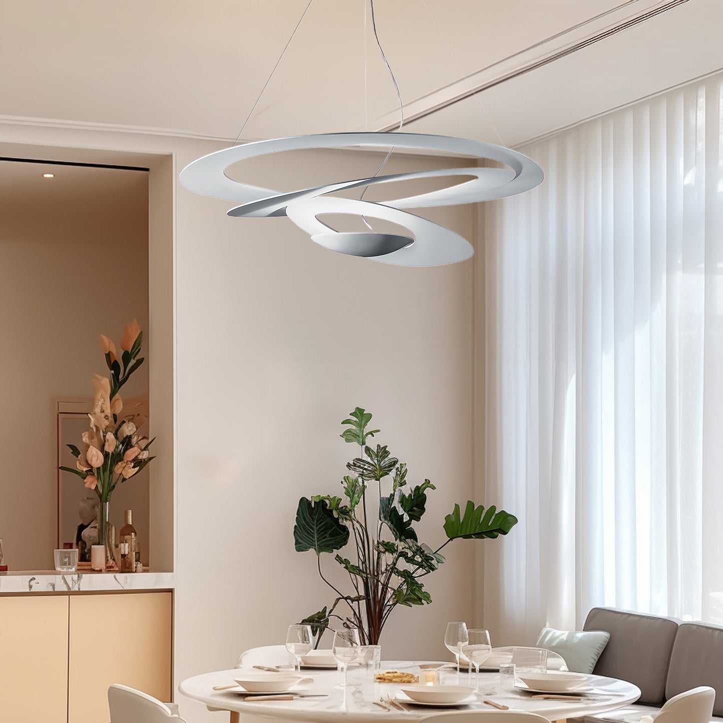 Pirce Contemporary Aluminum Pendant Lamp