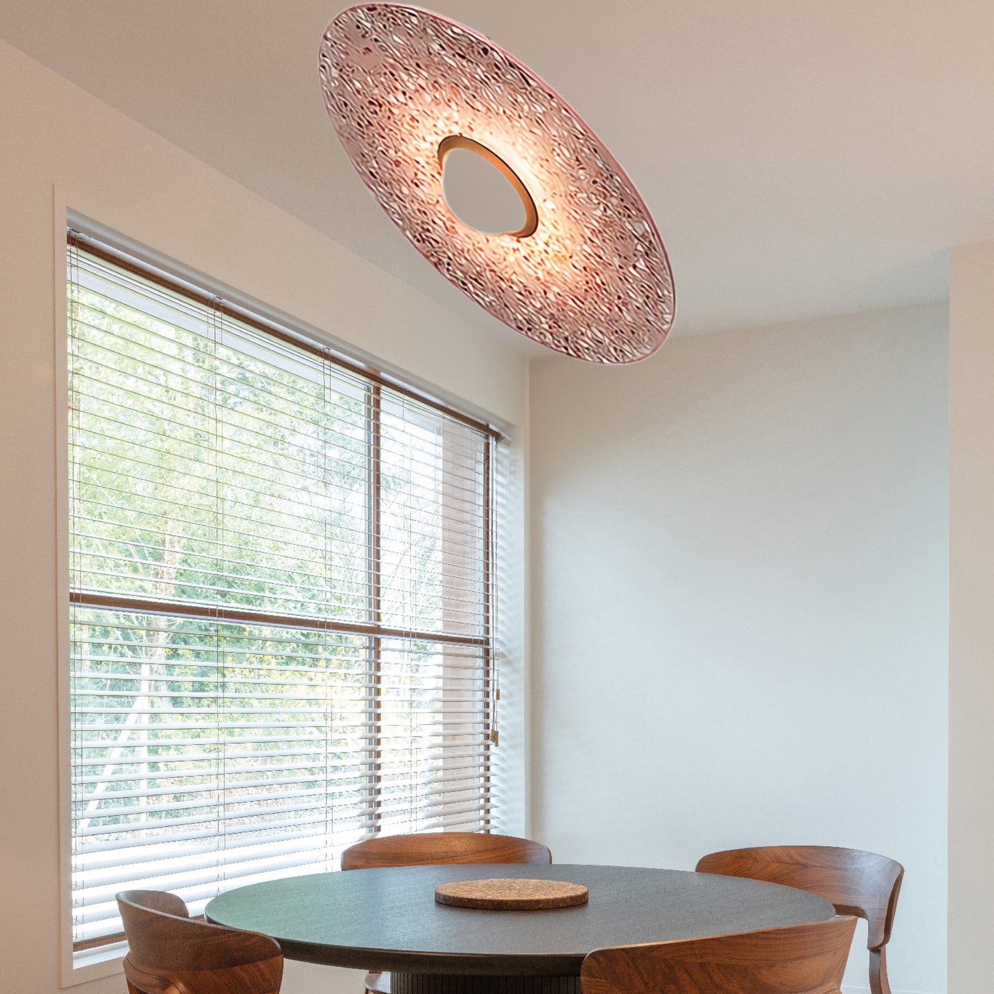 Planet Art Deco Crystal Pendant Lamp