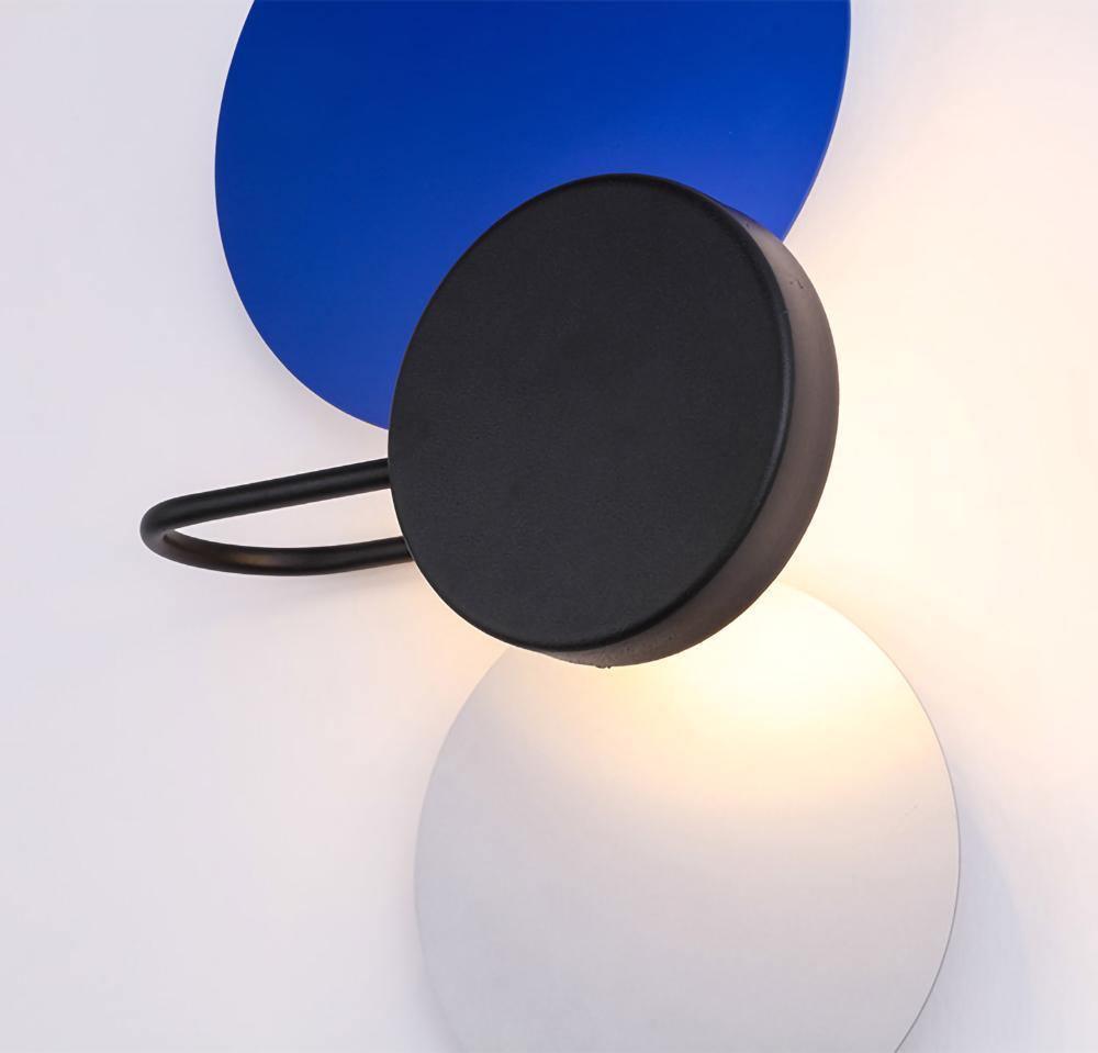 Planet Plug-in Eclectic Metal Wall Lamp