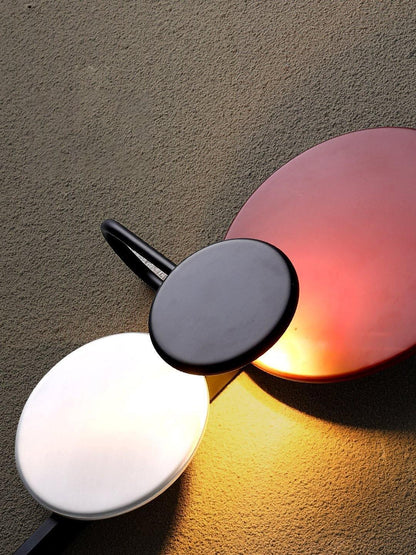 Planet Plug-in Eclectic Metal Wall Lamp