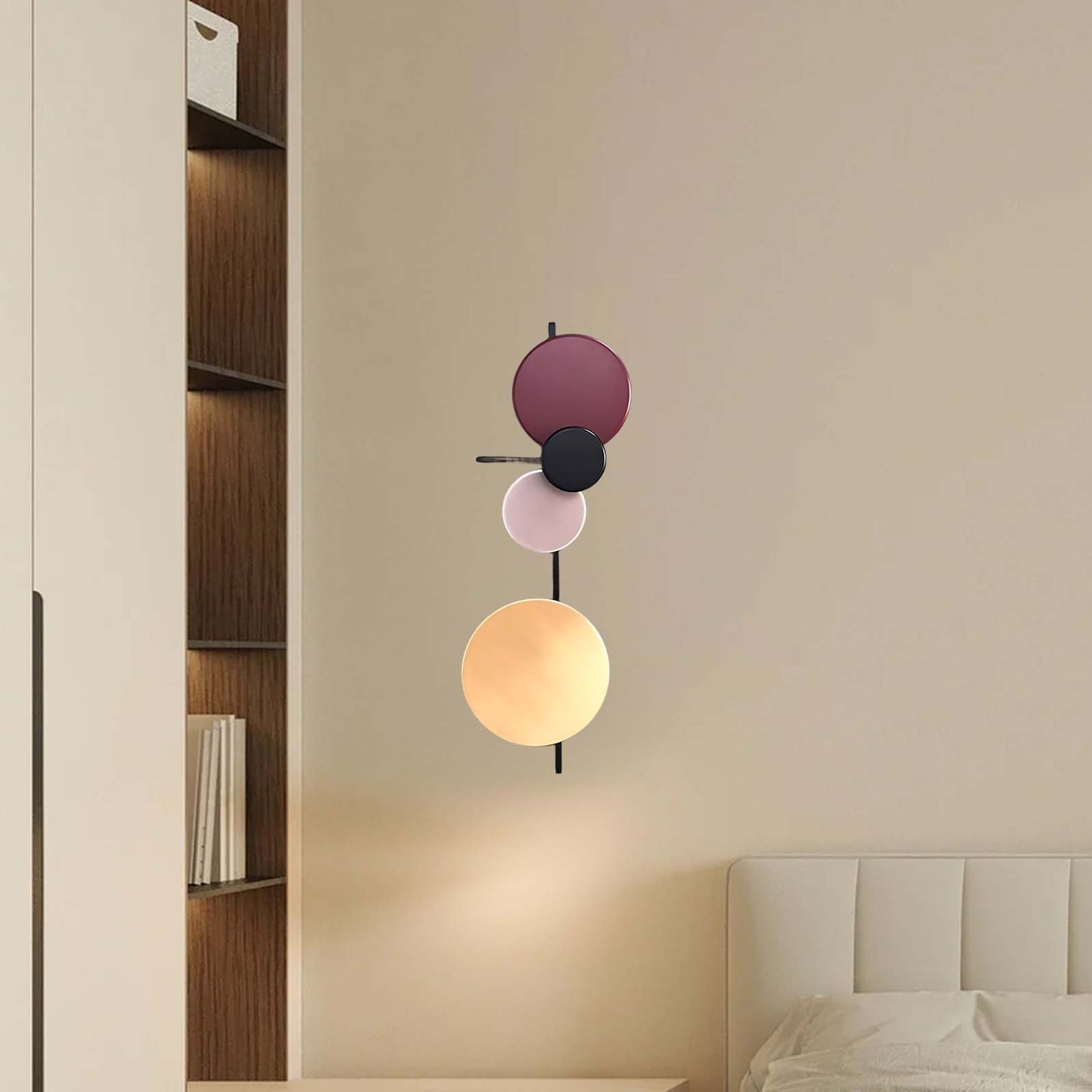 Planet Traditional Metal Wall Lamp