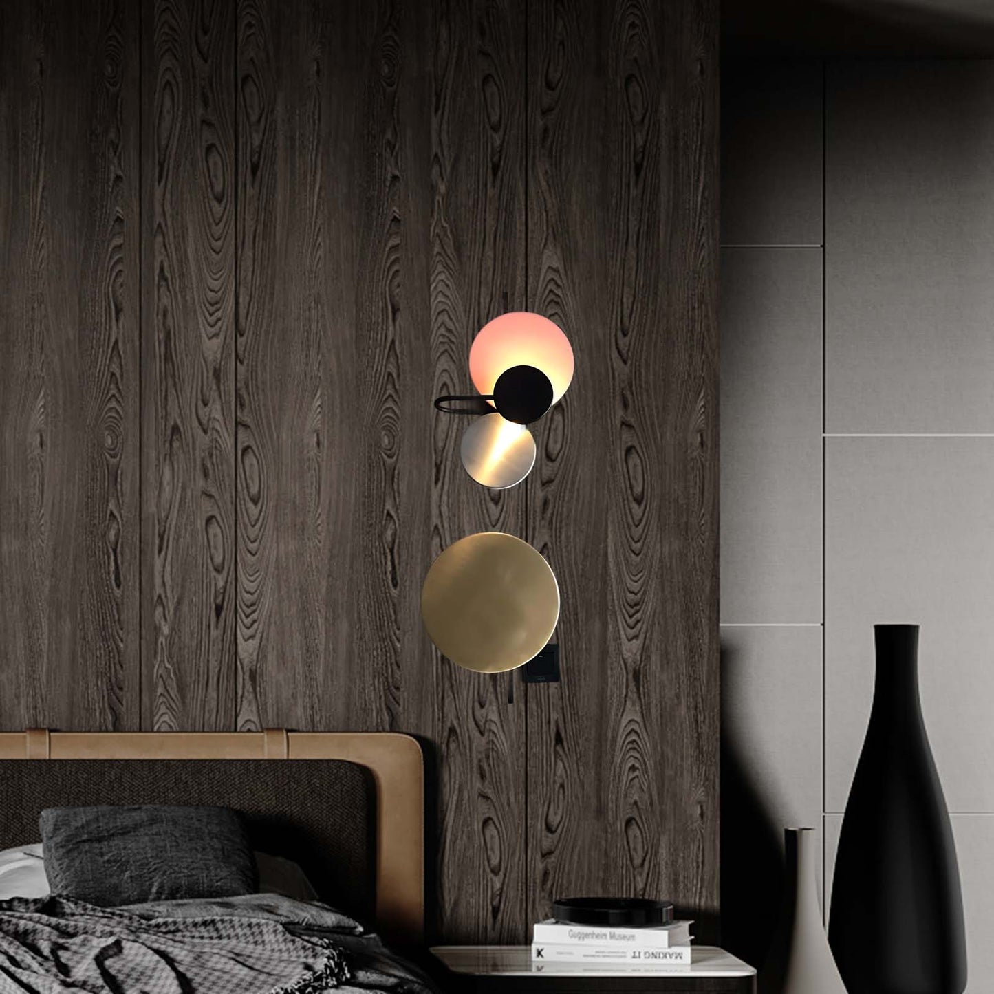 Planet Traditional Metal Wall Lamp