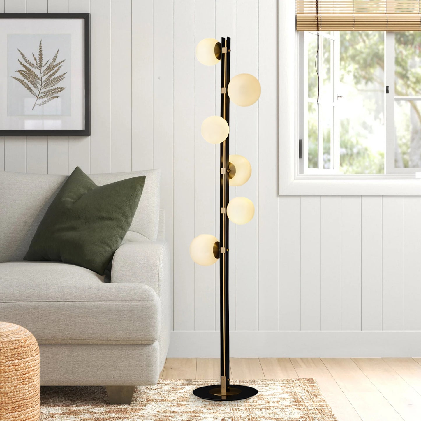 Planeta Modern Crystal Floor Lamp