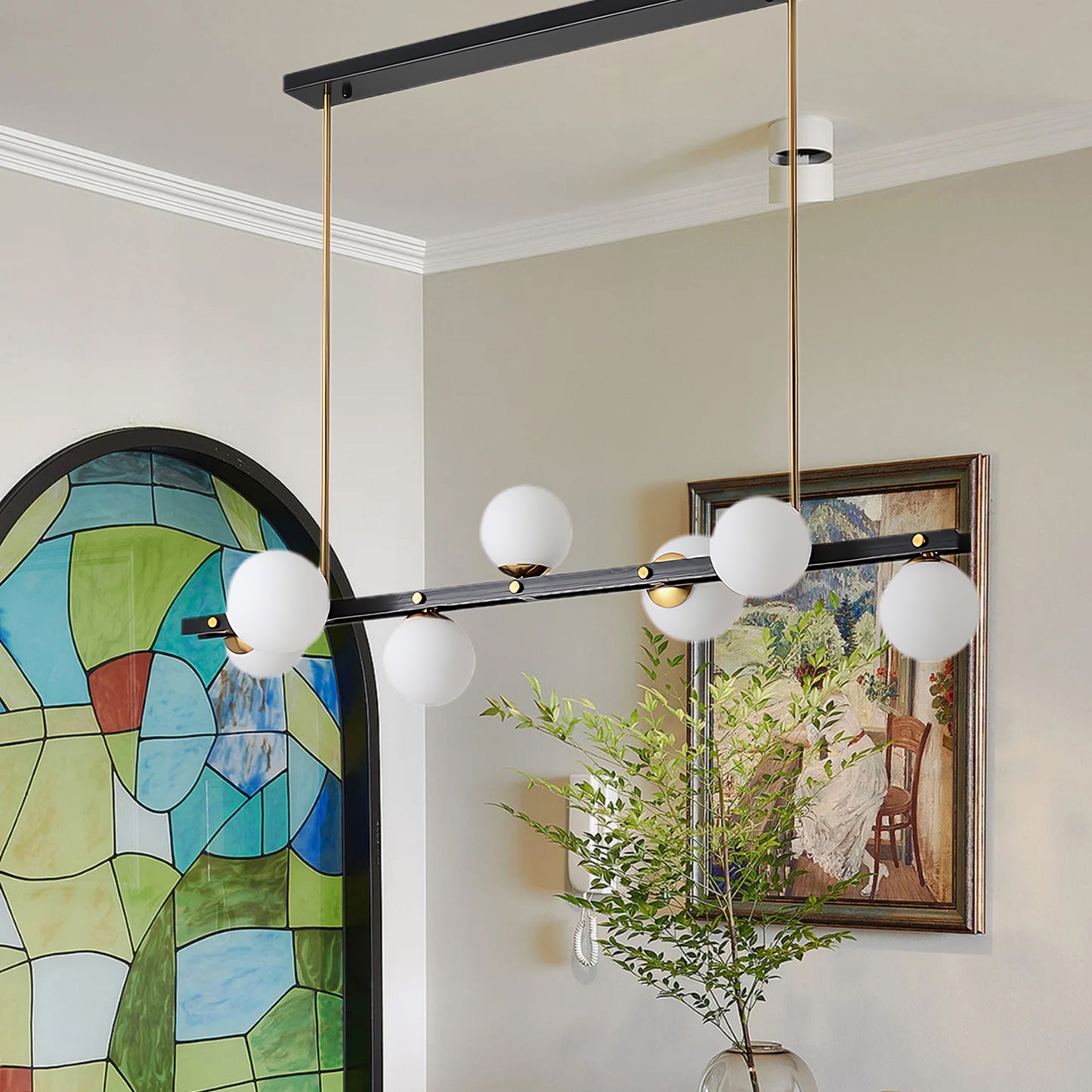 Planeta Modern Crystal Pendant Lamp