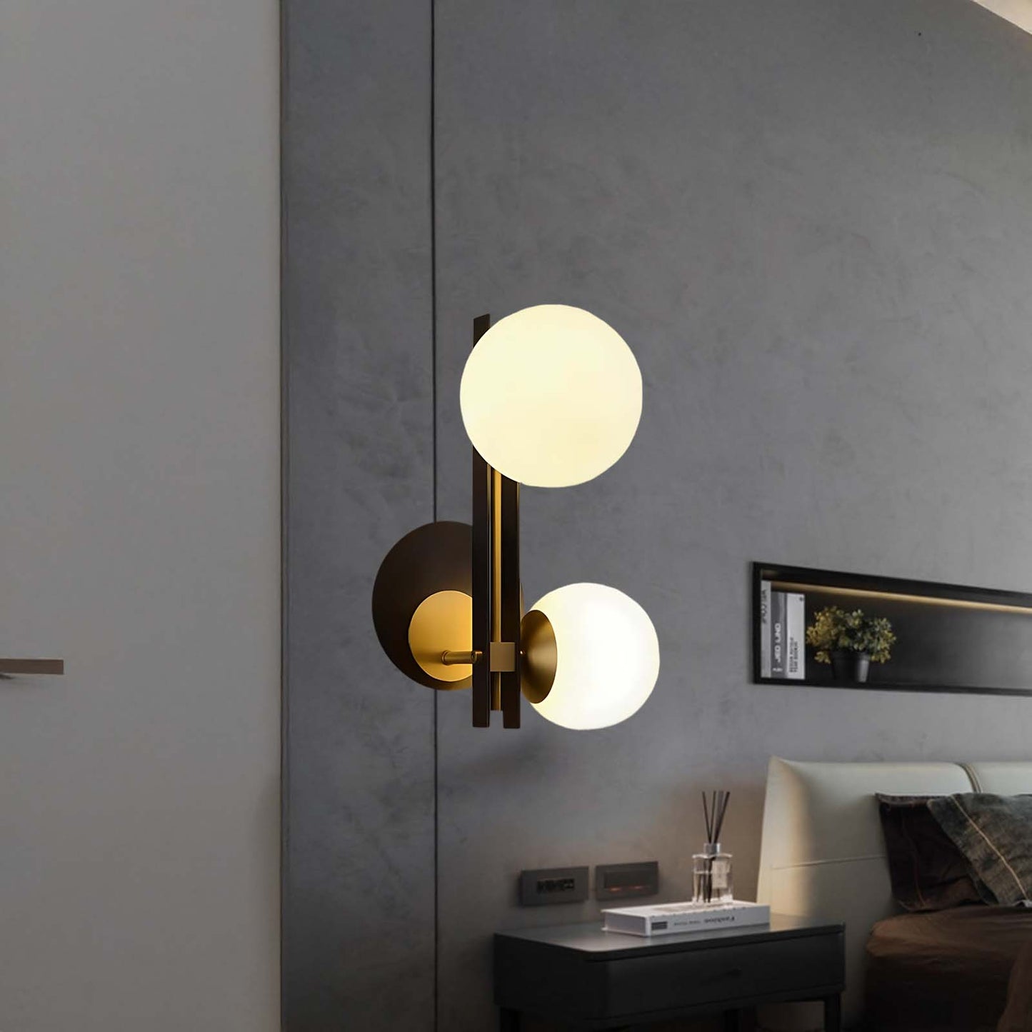 Planeta Modern Crystal Wall Lamp