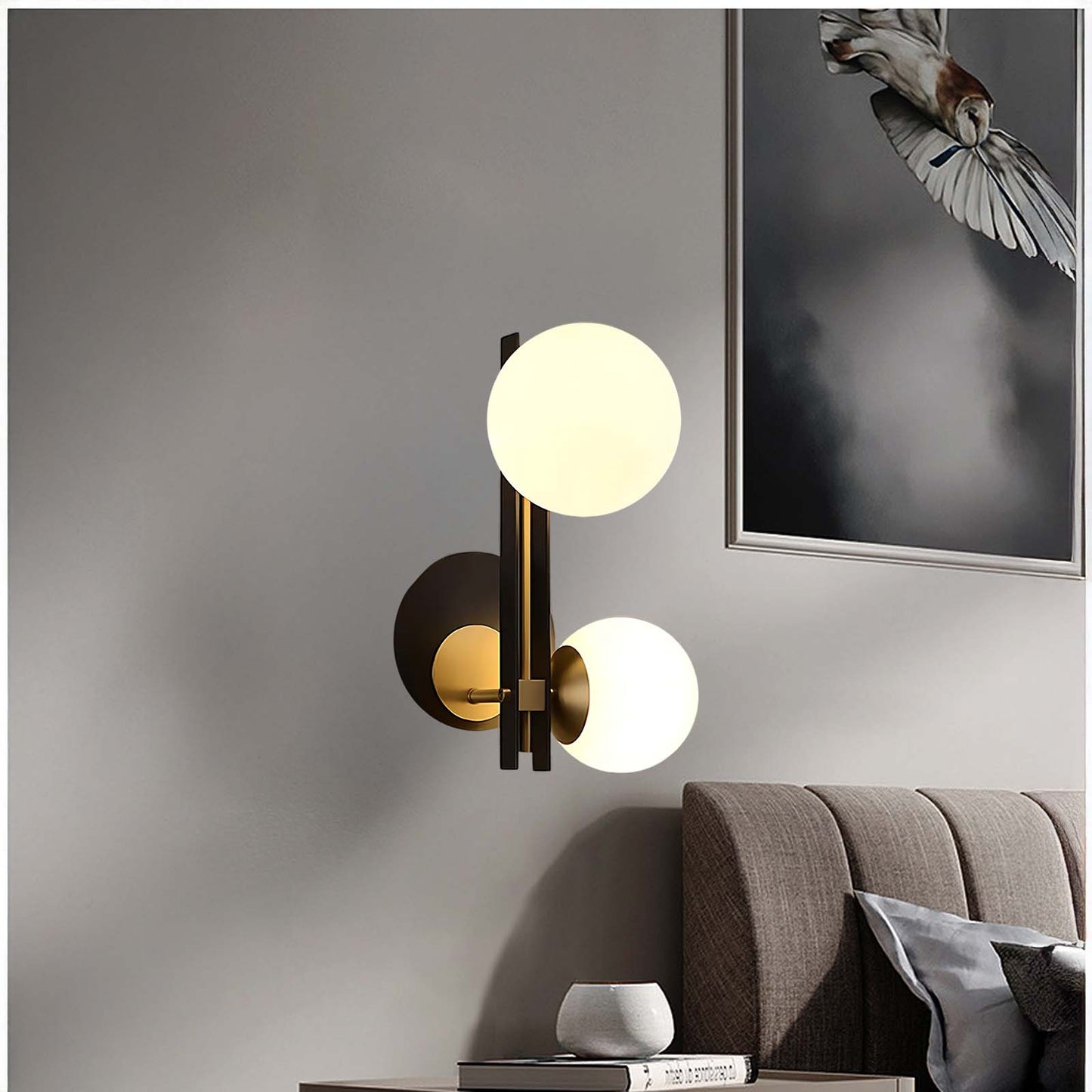 Planeta Modern Crystal Wall Lamp