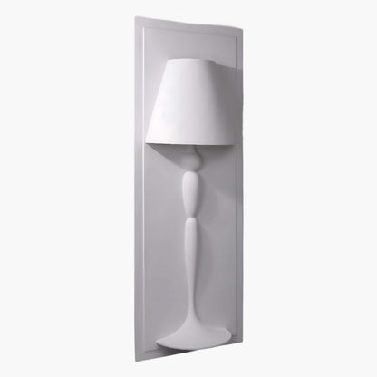 Plaster Picture Art Deco Aluminum Wall Lamp