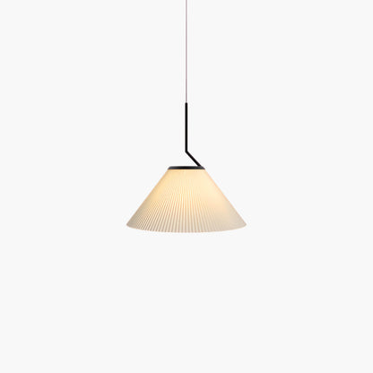 Pleated Skirt Contemporary Metal Pendant Light