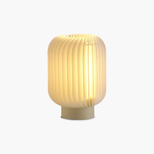 Pleated Art Deco Material Table Lamp