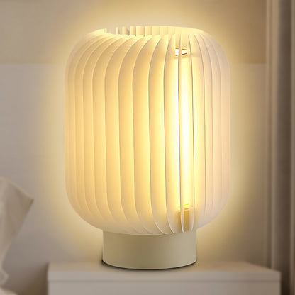 Pleated Art Deco Material Table Lamp