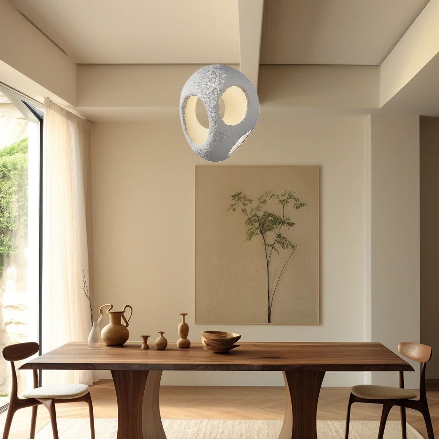 Polystyrene Modern Metal Pendant Light