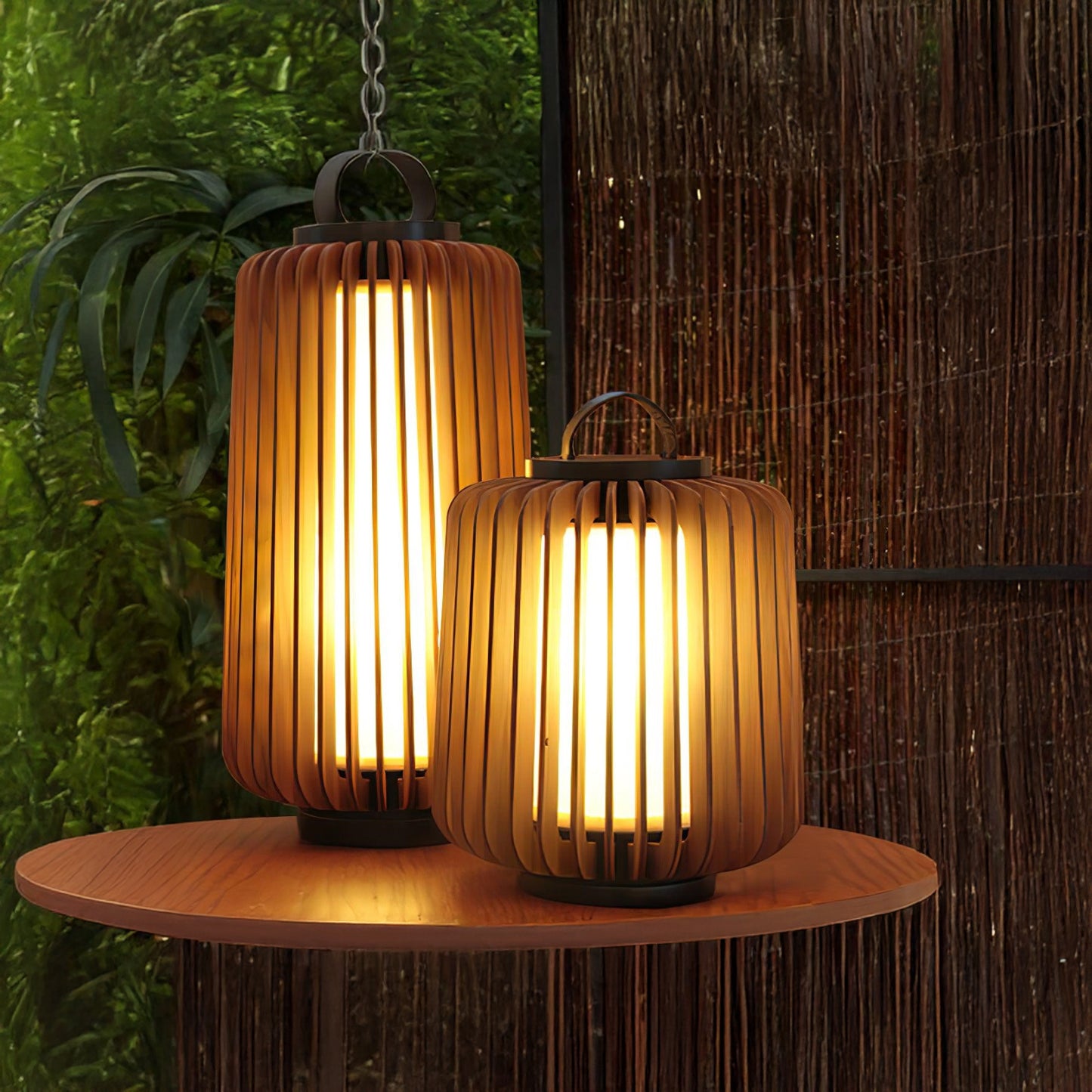 Portable Lantern Eclectic Metal Outdoor Light