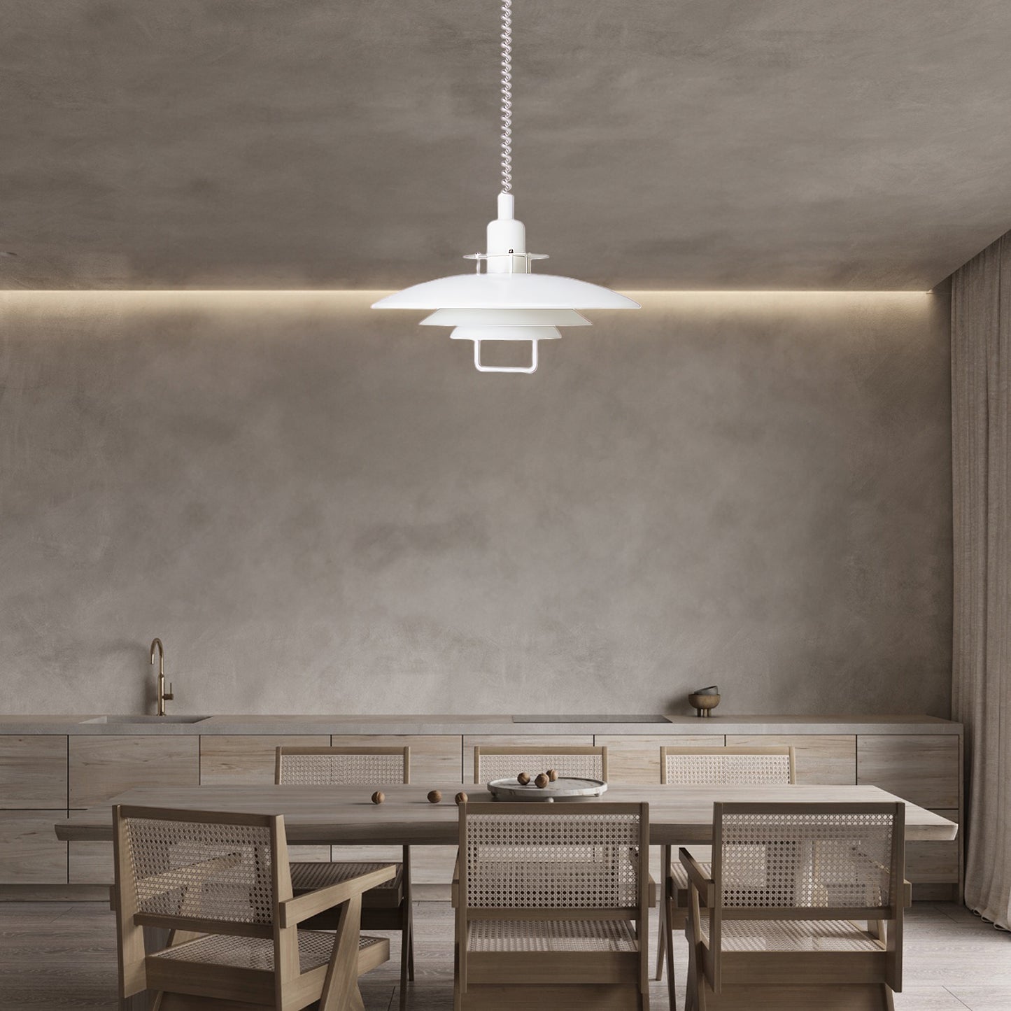 Poul Modern Aluminum Pendant Lamp