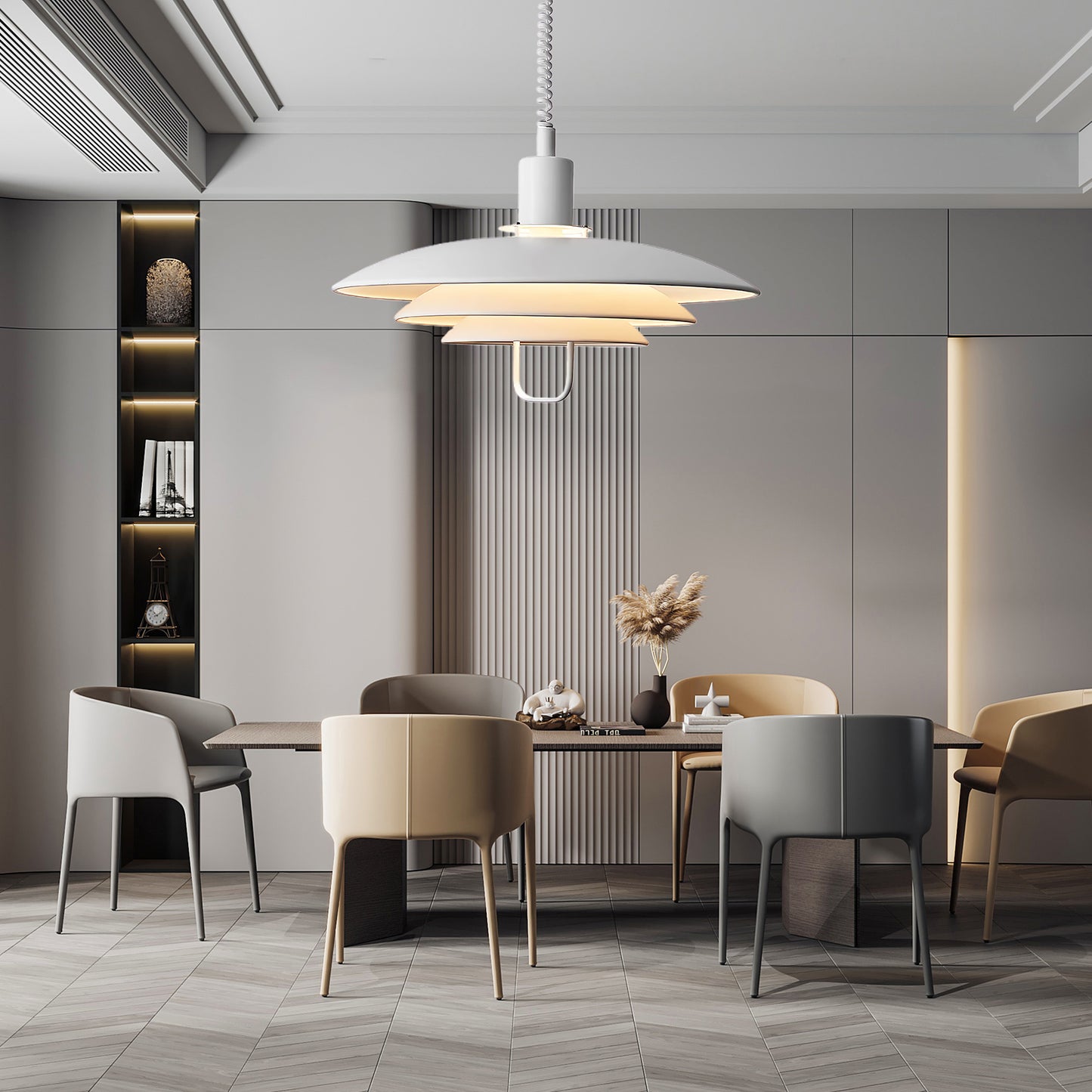 Poul Modern Aluminum Pendant Lamp