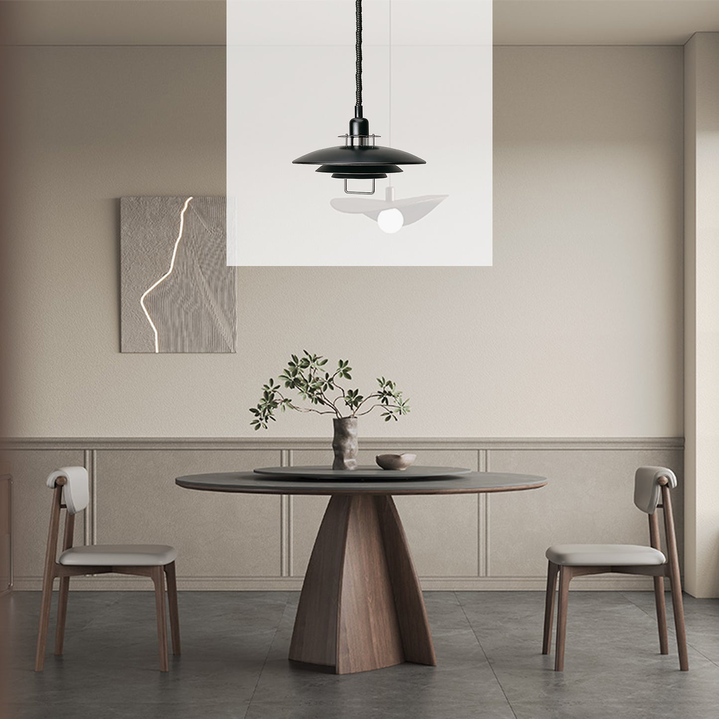 Poul Modern Aluminum Pendant Lamp