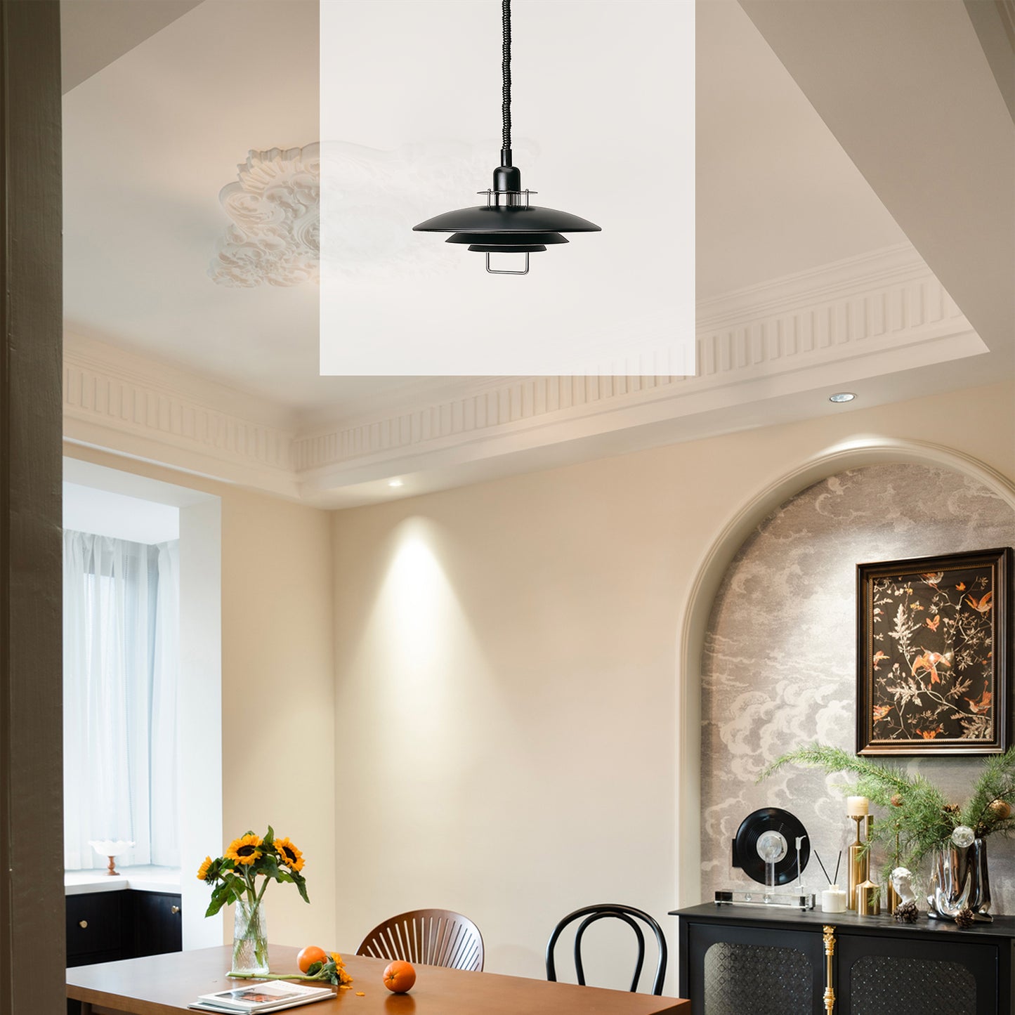 Poul Modern Aluminum Pendant Lamp