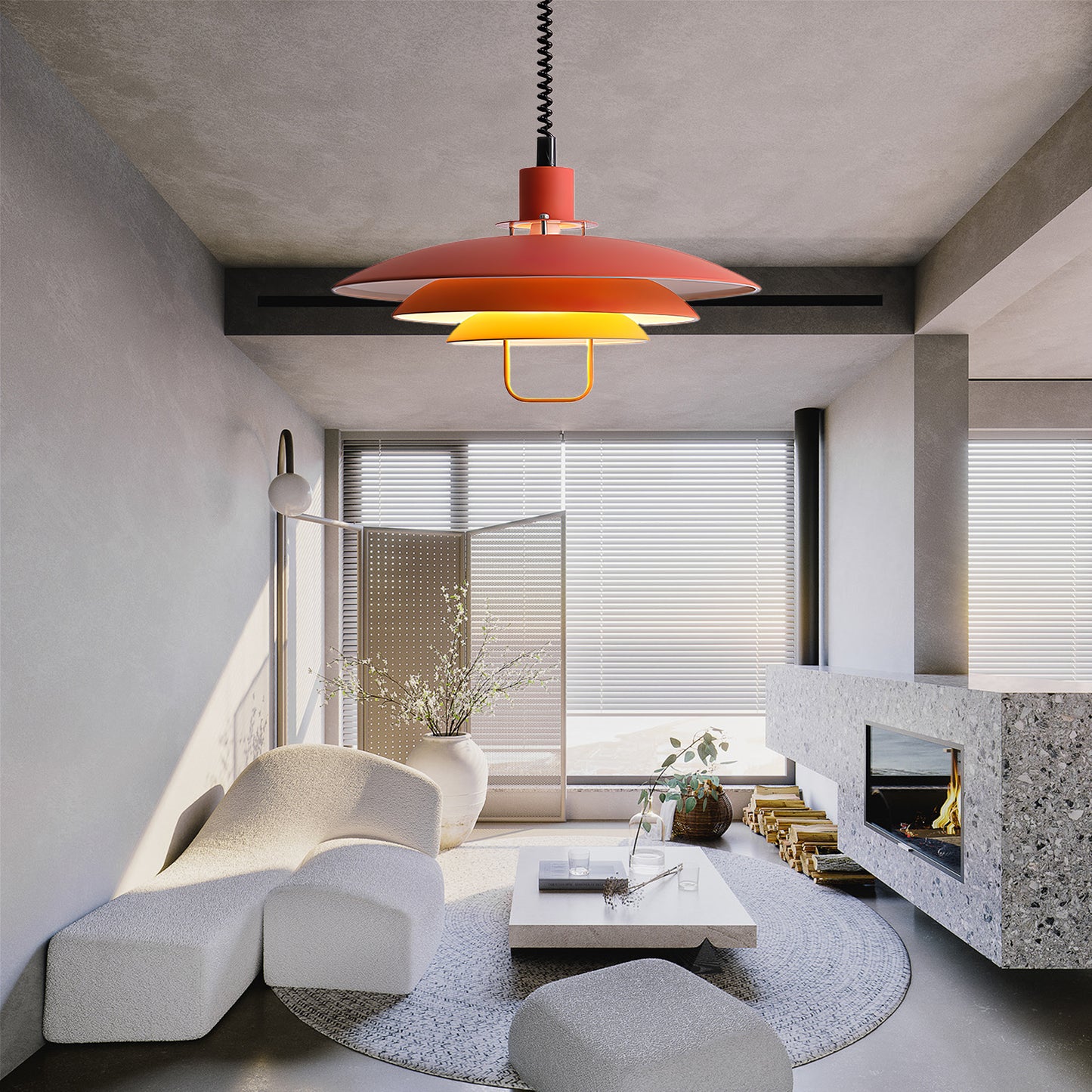 Poul Modern Aluminum Pendant Lamp