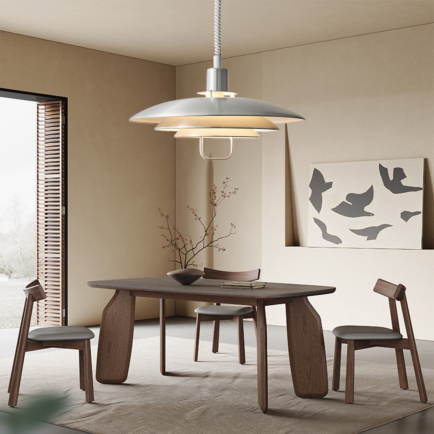 Poul Modern Aluminum Pendant Lamp